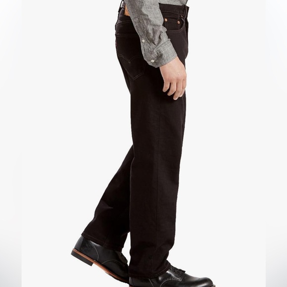NWT Levi’s 550™ Black Relaxed Fit Mens Jeans  Size 44X32 - Picture 6 of 9
